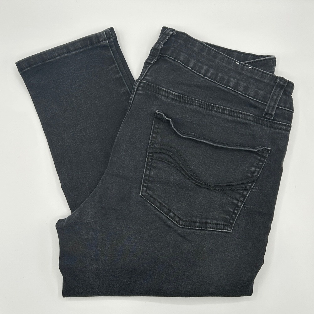 SO Black Denim Jegging Skinny Leg Juniors Sz 11 Womens Sz S Casual Gothic Grunge